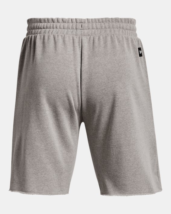 Herren Project Rock Home Gym Heavyweight Terry-Shorts, Gray, pdpMainDesktop image number 8